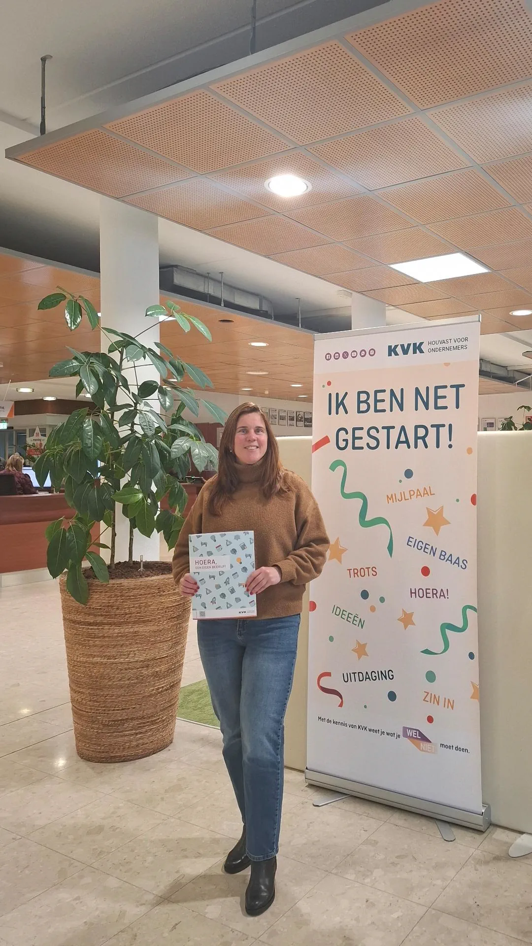 De inschrijving bij de kvk is een feit